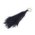 Charm pompon cuir végan noir – LIORA PARIS