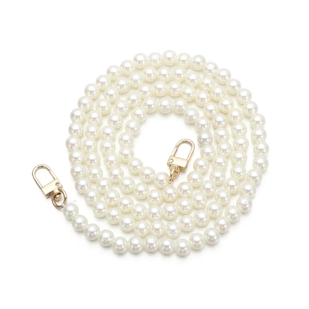 Bandoulière de sac en perles nacrées – LIORA PARIS